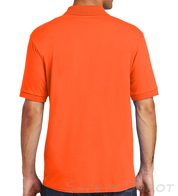 KP55 Orange Polo Shirt Stainrelease Finish